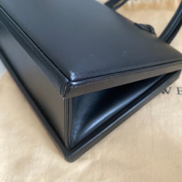 Loewe Vintage Small Postal Bag Top-Handle Black - Picture 8 of 9